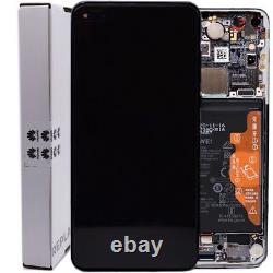 Écran LCD Touch Pour Huawei P40 Kit De Service En Verre De Remplacement Batterie Black Uk