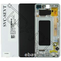 Écran LCD et tactile authentique Samsung G975 S10 Plus Prism White GH82-18849B