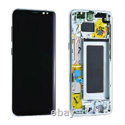 Écran Tactile LCD 100% Original Einheit Silber Samsung Galaxy S8 G950f Neu