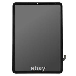 Écran de remplacement LCD tactile numériseur complet assemblé noir pour iPad Air 4 (2020)