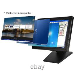 Écran tactile LCD 15 pouces avec moniteur VGA USB POS Touchscreen pour commerce de détail, restaurant, bar