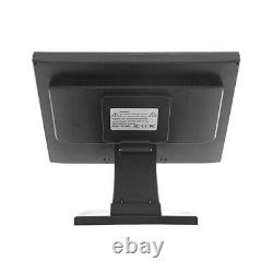 Écran tactile LCD 17 pouces avec affichage USB multimédia VGA pour restaurant et commerce de détail