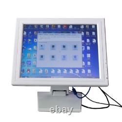 Écran tactile LCD LED 15 pouces avec moniteur VGA POS pour point de vente et restaurant