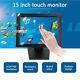 Écran Tactile Lcd De 15 Pouces Moniteur Lcd Usb Vga Pos Pour Windows 7/8/10 Uk