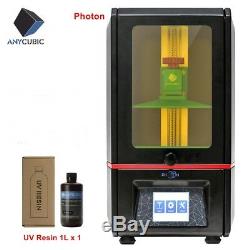 Eu Stock Anycubic Sla LCD Résine Photon 3d Imprimante 2.8 Écran Tactile + Résine 1000g