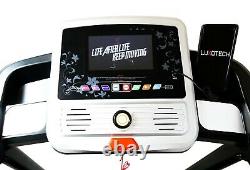 Fitness Tapis Roulant LCD Écran Tactile Mp3 1.8 HP Pour Usage À Domicile Cardio Pliable