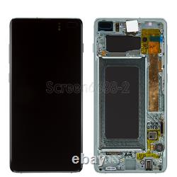 Für Samsung Galaxy S10+ Plus G975f LCD Display Écran Tactile Glas Bildschirm Grün