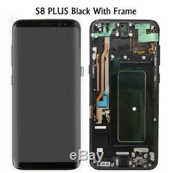Für Samsung Galaxy S8 Plus Ms-g955f Écran Tactile LCD Et Rahmen Schwarz Affichage