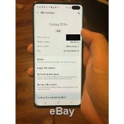 Galaxy S10 Plus 128go T-mobile Check Esn Fissuré Avant Mauvais LCD