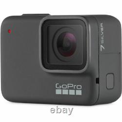 Gopro Hero7 Argent 4k Ultra Hd, 10mp, Wi-fi Caméra D'action Étanche -mega Kit