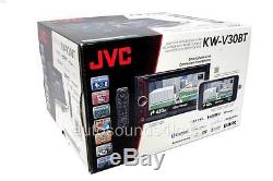 Jvc Kw-v30bt Double Din Lecteur DVD / CD 6.1 LCD Android Iphone Bluetooth Siriusxm