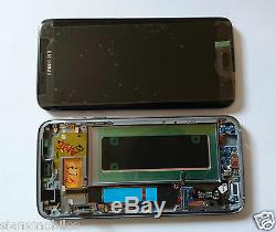 LCD Samsung Galaxy S7 Bord G935f Écran Tactile Affichage Original Noir Véritable