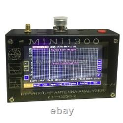 Mini1300 Analyseur D'antenne Hf/vhf/uhf 0,1-1300mhz Avec Écran Tactile LCD Tft De 4.3inch
