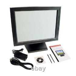 Moniteur tactile LCD de 15/17 pouces avec écran VGA pour caisse enregistreuse de vente au détail