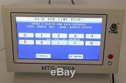 Mtg Timegrapher 9900a Montre À Écran Tactile LCD Coaxial LCD Timegrapher Automic + Imprimante