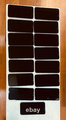 Nombre D'écrans X Iphone 15x LCD Et Écran Tactile (non Testé) Pas De Fissures Pour Les Pièces
