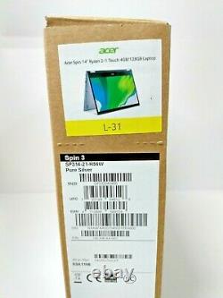 Nouveau Acer Spin 3 2 En 1 Laptop 14 Touch Hd LCD Amd Ryzen 3 4 Go Ram 128 Go Ssd