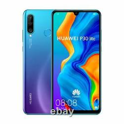 Nouveau Huawei P30 Lite Blue 128gb 4g Lte 6.15 Gps LCD 48mp Smartphone Non Verrouillé