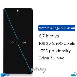 Nouveau pour Motorola Edge 50 Fusion Écran LCD Tactile