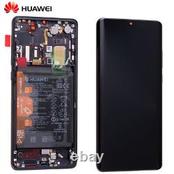 Original Huawei P30 Pro Oled LCD Display Écran Tactile Bildschirm Mit Akku Black