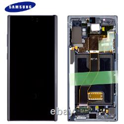 Original Samsung Galaxy Note 10 Plus Sm-n975f LCD Display Écran Tactile Schwarz