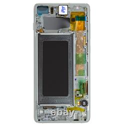 Original Samsung Galaxy S10 Plus G975f LCD Display Écran Tactile Bildschirm Weiß