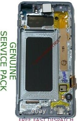 Pack De Service Authentique Samsung Galaxy S10 Plus (blue) Ecran Tactile