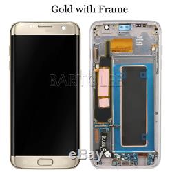 Par Samsung Galaxy S7 Bord Sm-g935f Schermo Vetro Ecran LCD Écran Tactile Telaio