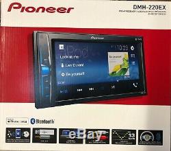 Pioneer Dmh-220ex Double 2 Din Mp3 / Wma Numérique Media Player 6.2 LCD Bluetooth