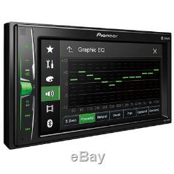 Pioneer Mvh-210ex Rb Double Din Mp3 / Wma Numérique Media Player 6.2 LCD Bluetooth