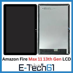 Pour Amazon Fire Max 11 13ème génération Écran LCD Écran tactile Digitizer Stock au Royaume-Uni