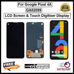 Pour Google Pixel 4A 4G Écran d'affichage LCD Remplacement de l'écran tactile Digitizer Noir