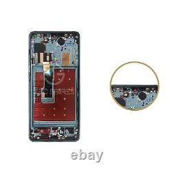 Pour Huawei P30 Pro Empreintes Digitales Prises En Charge Écran Tactile LCD Vog-l09 L29 Avec Cadre