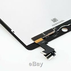 Pour Ipad 2 Air A1566 A1567 LCD Display + Tactile Remplacement Blanc Digitizer