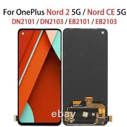 Pour Oneplus Nord 2 5g / Nord Ce 5g Écran LCD De Remplacement Touch Affichage Pas De Cadre