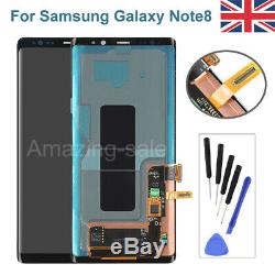 Pour Samsung Galaxy Note8 N950 N950f LCD Écran Tactile Digitizer Verre Nouveau