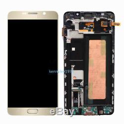 Pour Samsung Galaxy Note 5 N920f Écran LCD + Écran Tactile Digitizer + Gold Frame
