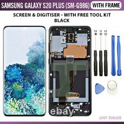 Pour Samsung Galaxy S20 Plus 5g G986 Écran LCD Amoled Véritable Oled + Cadre