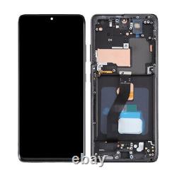 Pour Samsung Galaxy S21 Ultra Assemblage de l'écran LCD tactile et du numériseur avec cadre