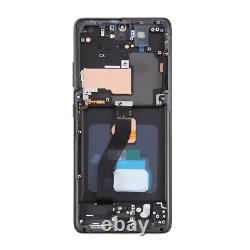 Pour Samsung Galaxy S21 Ultra Assemblage de l'écran LCD tactile et du numériseur avec cadre