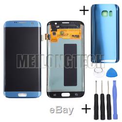Pour Samsung Galaxy S7 Bord G935f Amoled Écran LCD À Écran Tactile Digitizer Bleu