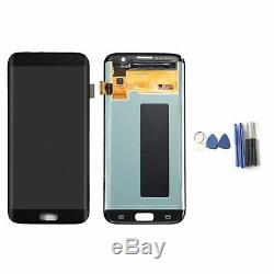 Pour Samsung Galaxy S7 Edge G935f Ecran LCD Digitizer Silber Glas