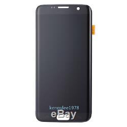 Pour Samsung Galaxy S7 Edge G935f Ecran Tactile Ecran Tactile Digitizer Noir + Couverture