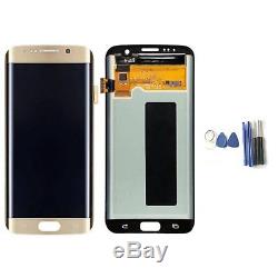 Pour Samsung Galaxy S7 Edge G935f G935 Écran LCD Numériseur Tactile Digitizer Schwarz