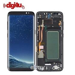 Pour Samsung Galaxy S8 G950f Écran LCD Oled Digitizer De Remplacement + Cadre
