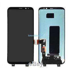 Pour Samsung Galaxy S8 + Plus G955f Écran Tactile Digitizer Noir + Couvercle