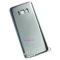 Pour Samsung Galaxy S8 Sm-g950f G950 Écran LCD Écran Tactile Rahmen Silber + Couverture