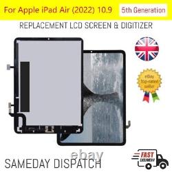 Pour iPad Air 5 (2022) 10.9 5ème génération Remplacement de l'écran LCD et du numériseur tactile en noir