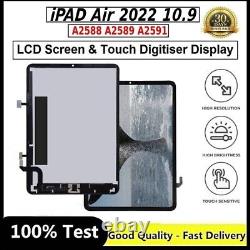 Pour iPad Air 5 (2022) 10.9 5ème génération assemblage de remplacement de l'écran tactile LCD