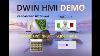 Projet De Démonstration D'affichage à écran Tactile Dwin Hmi